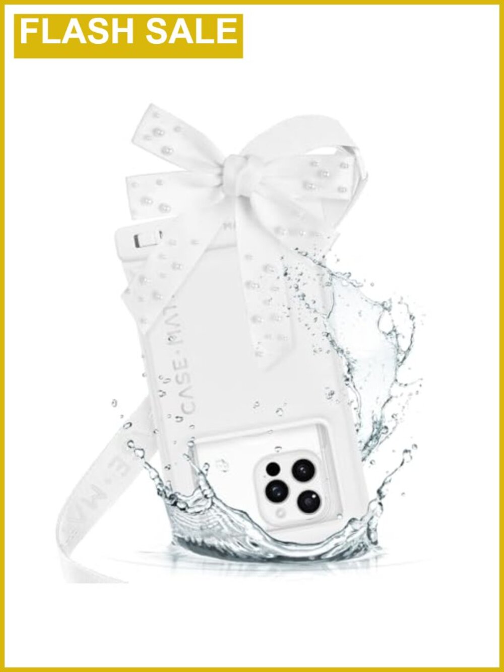 Case-Mate IP68 Waterproof Floating Phone Pouch Bow Design Large Crossbody